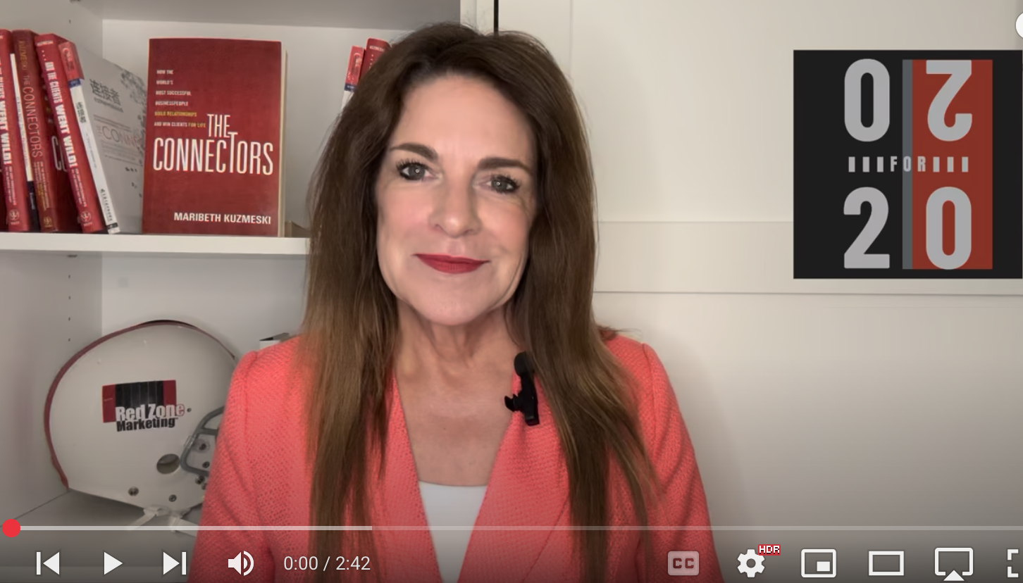 Screenshot of video blog